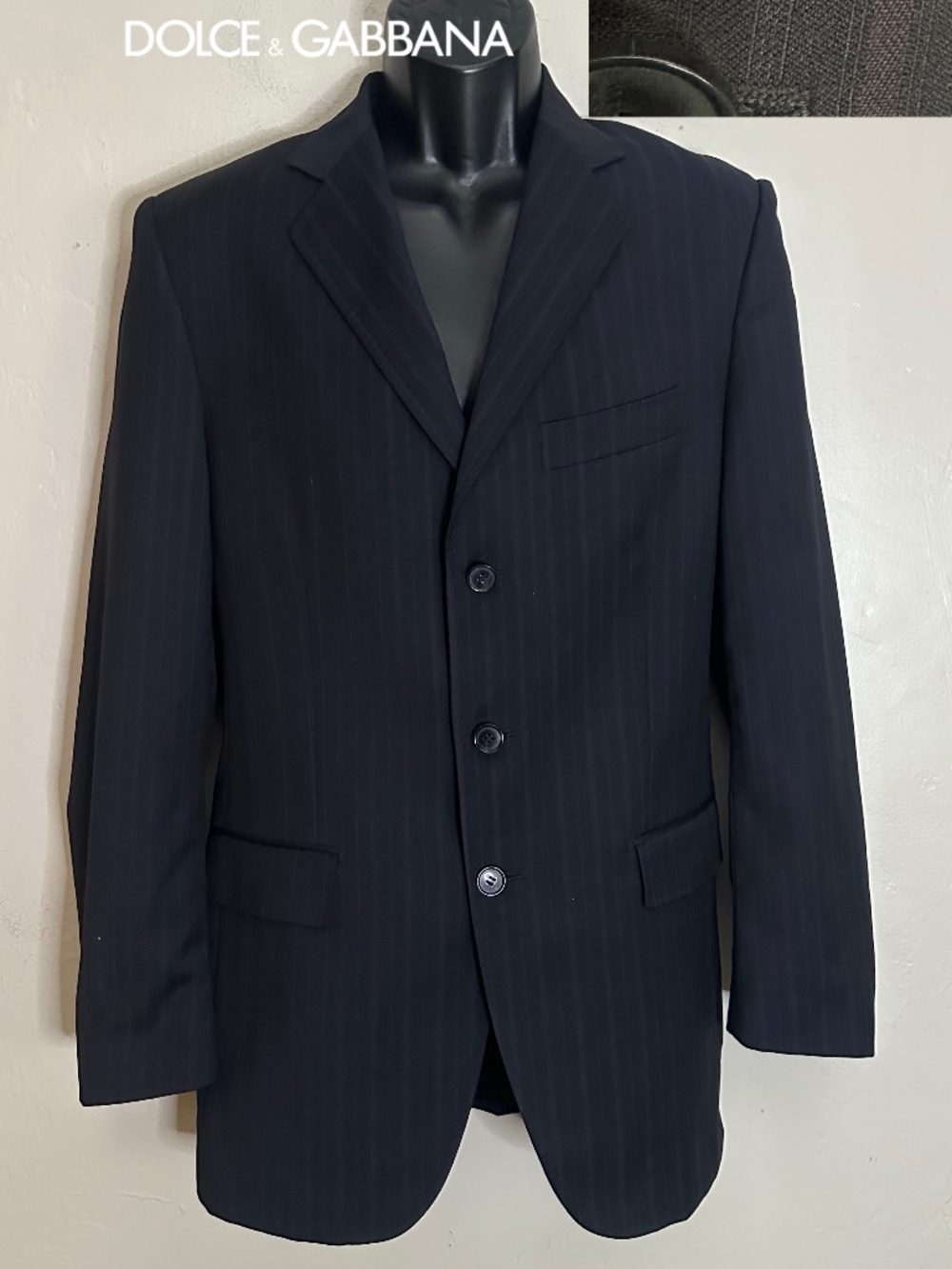 Dolce & Gabbana Striped Blazer EU 48 ~ US 38R Gently worn Made in Italy